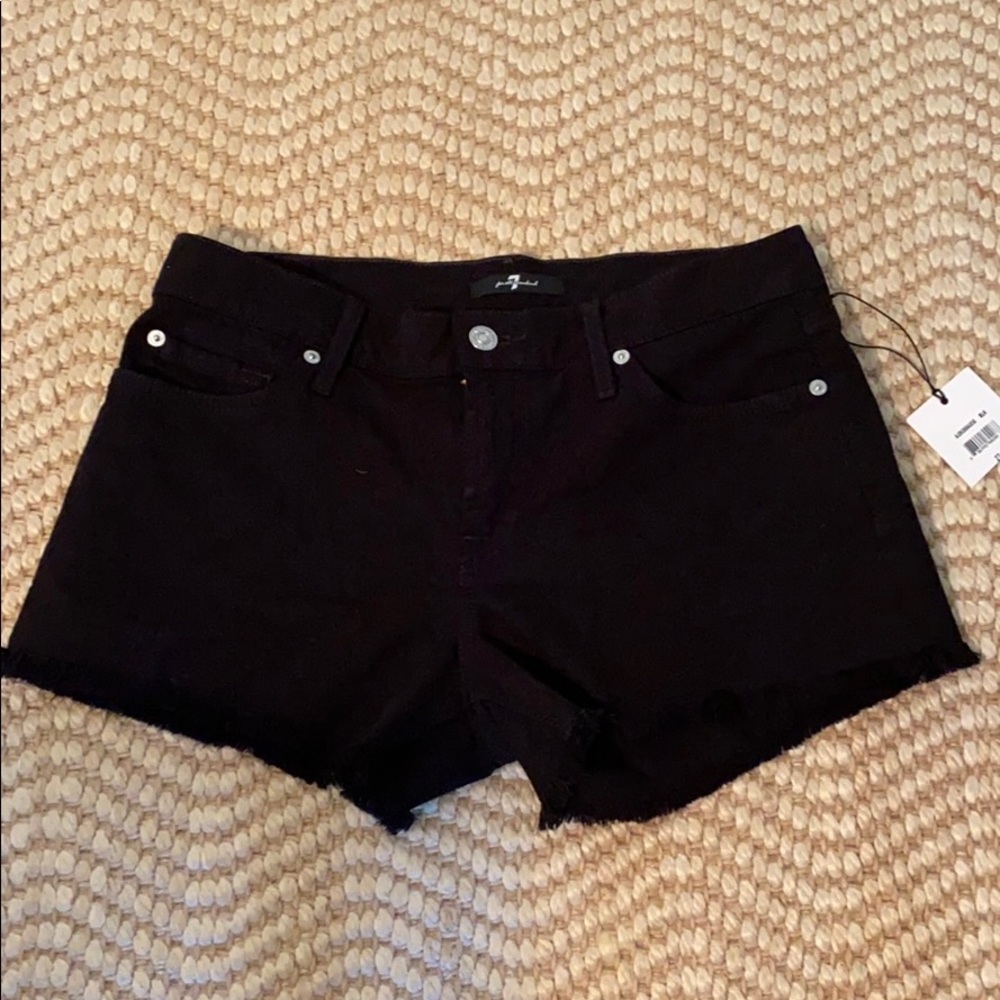7 For All Mankind black jean short - NWT